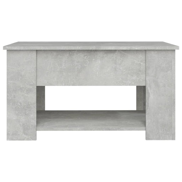Tavolino da Salotto Grigio Cemento 79x49x41cm Legno Multistrato 809714