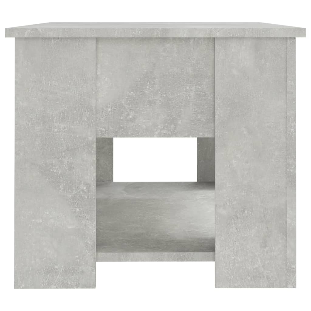 Tavolino da Salotto Grigio Cemento 79x49x41cm Legno Multistrato 809714