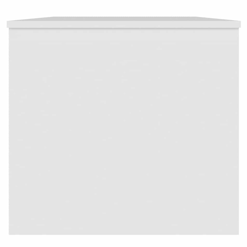 Tavolino da Salotto Bianco 102x50,5x46,5cm in Legno Multistrato cod mxl 15491