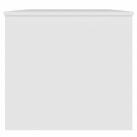 Tavolino da Salotto Bianco 102x50,5x46,5cm in Legno Multistrato cod mxl 15491