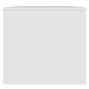 Tavolino da Salotto Bianco 102x50,5x46,5cm in Legno Multistrato cod mxl 15491