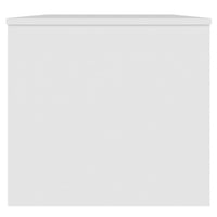 Tavolino da Salotto Bianco 102x50,5x46,5cm in Legno Multistrato 809719
