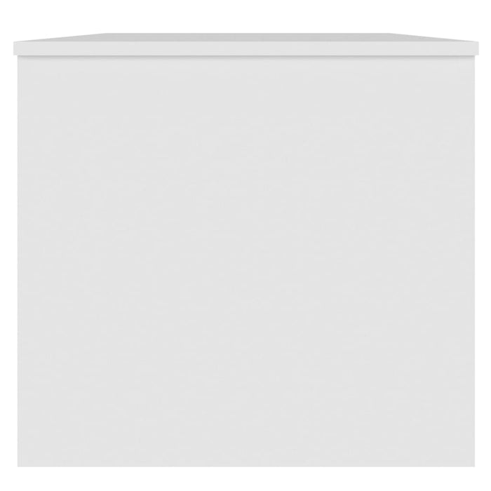 Tavolino da Salotto Bianco 102x50,5x46,5cm in Legno Multistrato 809719