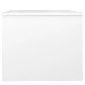 Tavolino da Salotto Bianco 80x50x42,5 cm in Legno Multistrato cod mxl 23446