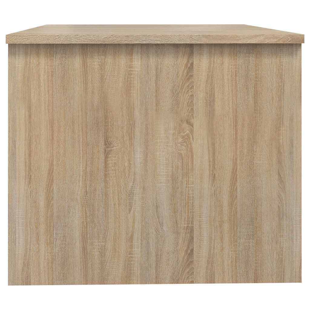 Tavolino Salotto-Tavolino da soggiorno-Tavolo Rovere Sonoma 80x50x42,5 cm Legno Multistrato