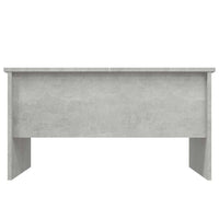 Tavolino Salotto Grigio Cemento 80x50x42,5 cm Legno Multistrato cod mxl 18108