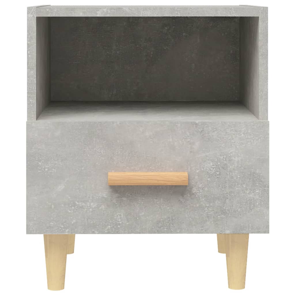 Comodini 2 pz Grigio Cemento 40x35x47 cm 812015