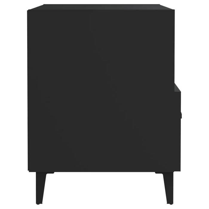 Comodino Nero in Legno Multistrato 812026