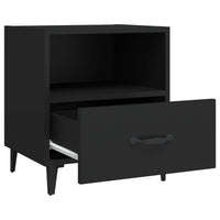 Comodino Nero in Legno Multistrato cod mxl 30365