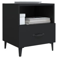Comodino Nero in Legno Multistrato 812026