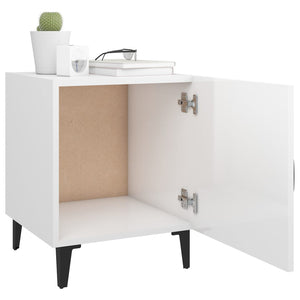Comodino Bianco Lucido in Legno Multistrato cod mxl 30256