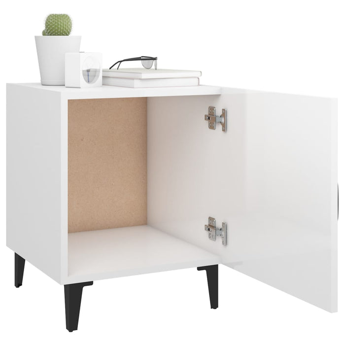 Comodino Bianco Lucido in Legno Multistrato cod mxl 30256