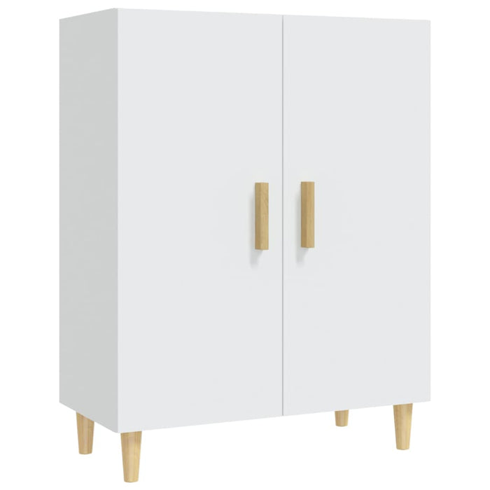 Credenza-Buffet-Armadio da cucina Bianca 70x34x90 cm in Legno Multistrato 997497