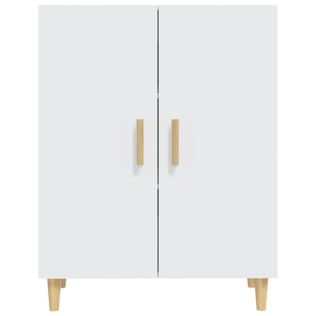 Credenza-Buffet-Armadio da cucina Bianca 70x34x90 cm in Legno Multistrato 997497