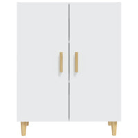 Credenza-Buffet-Armadio da cucina Bianca 70x34x90 cm in Legno Multistrato 997497