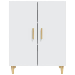 Credenza-Buffet-Armadio da cucina Bianca 70x34x90 cm in Legno Multistrato 997497