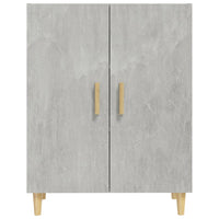 Credenza Grigio Cemento 70x34x90 cm in Legno Multistrato 812100