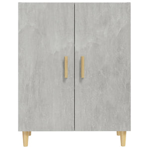Credenza Grigio Cemento 70x34x90 cm in Legno Multistrato 812100