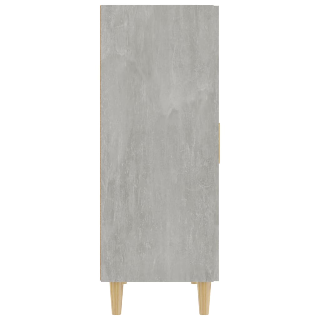 Credenza Grigio Cemento 70x34x90 cm in Legno Multistrato 812100