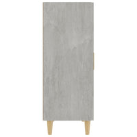 Credenza Grigio Cemento 70x34x90 cm in Legno Multistrato 812100