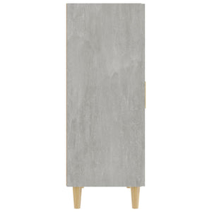 Credenza Grigio Cemento 70x34x90 cm in Legno Multistrato 812100