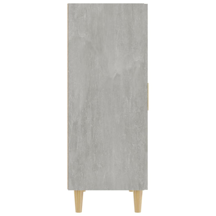 Credenza Grigio Cemento 70x34x90 cm in Legno Multistrato 812100