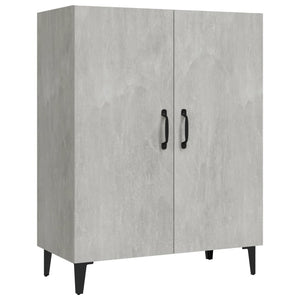 Credenza Grigio Cemento 70x34x90 cm in Legno Multistrato cod mxl 18415