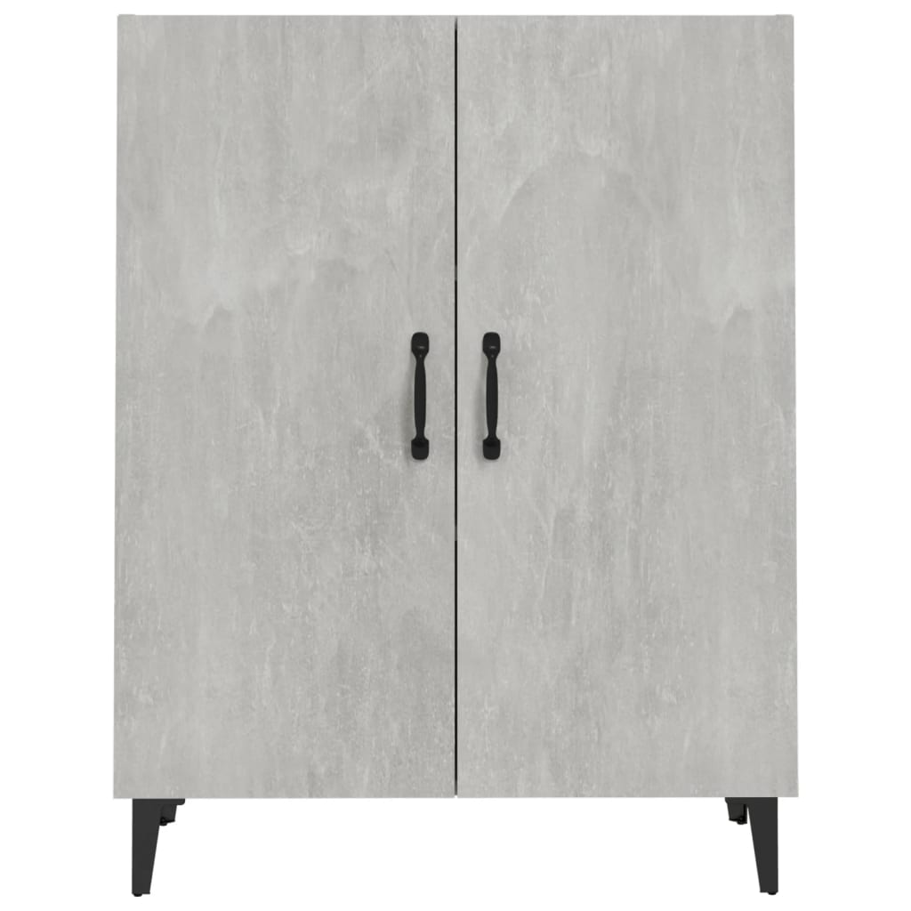 Credenza Grigio Cemento 70x34x90 cm in Legno Multistrato cod mxl 18415