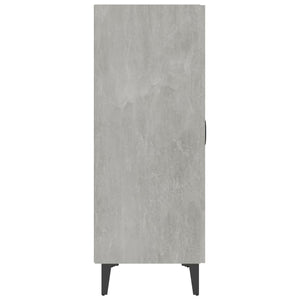Credenza Grigio Cemento 70x34x90 cm in Legno Multistrato cod mxl 18415