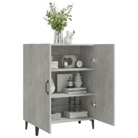 Credenza Grigio Cemento 70x34x90 cm in Legno Multistrato 812109