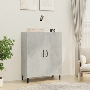 Credenza Grigio Cemento 70x34x90 cm in Legno Multistrato cod mxl 18415