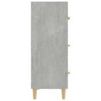 Credenza Grigio Cemento 70x34x90 cm in Legno Multistrato 812154