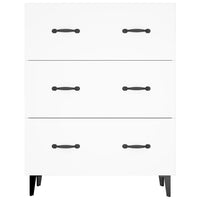 Credenza-Buffet-Armadio da cucina Bianca 69,5x34x90 cm in Legno Multistrato 588078