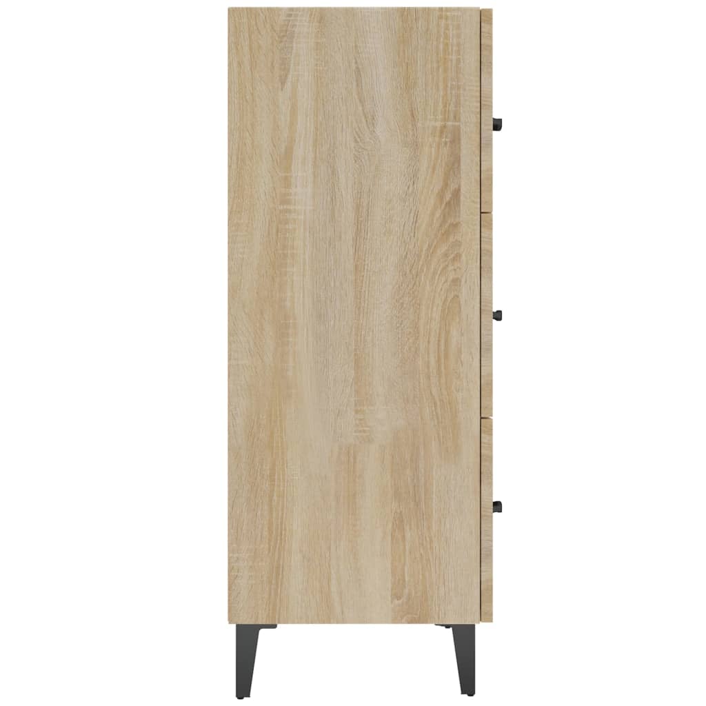 Credenza Rovere Sonoma 69,5x34x90 cm in Legno Multistrato 812162