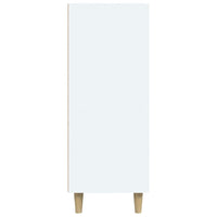 Credenza-Buffet-Armadio da cucina Bianca 69,5x34x90 cm in Legno Multistrato 435989