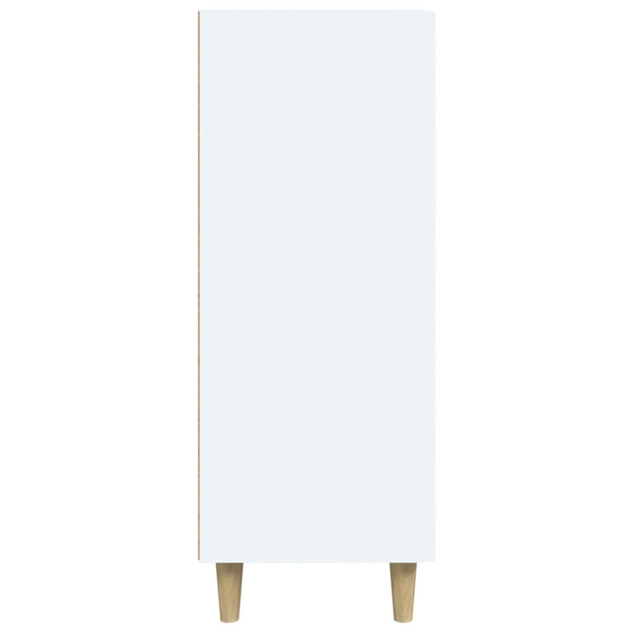 Credenza-Buffet-Armadio da cucina Bianca 69,5x34x90 cm in Legno Multistrato 435989
