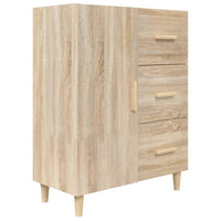 Credenza-Buffet-Armadio da cucina Rovere Sonoma 69,5x34x90 cm in Legno Multistrato 545935