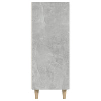 Credenza Grigio Cemento 69,5x34x90 cm in Legno Multistrato 812172
