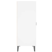 Credenza-Buffet-Armadio da cucina Bianca 69,5x34x90 cm in Legno Multistrato 791424