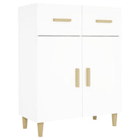 Credenza Bianca 69,5x34x89 cm in Legno Multistrato cod mxl 23633