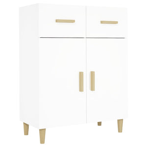 Credenza Bianca 69,5x34x89 cm in Legno Multistrato cod mxl 23633
