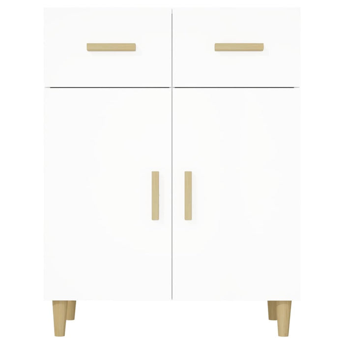 Credenza Bianca 69,5x34x89 cm in Legno Multistrato cod mxl 23633