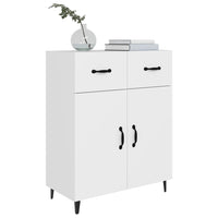 Credenza Bianca 69,5x34x90 cm in Legno Multistrato 812195