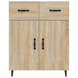 Credenza-Buffet-Armadio da cucina Rovere Sonoma 69,5x34x90 cm in Legno Multistrato 688023