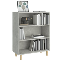 Credenza-Buffet-Armadio da cucina Grigio Cemento 69,5x32,5x90 cm in Legno Multistrato