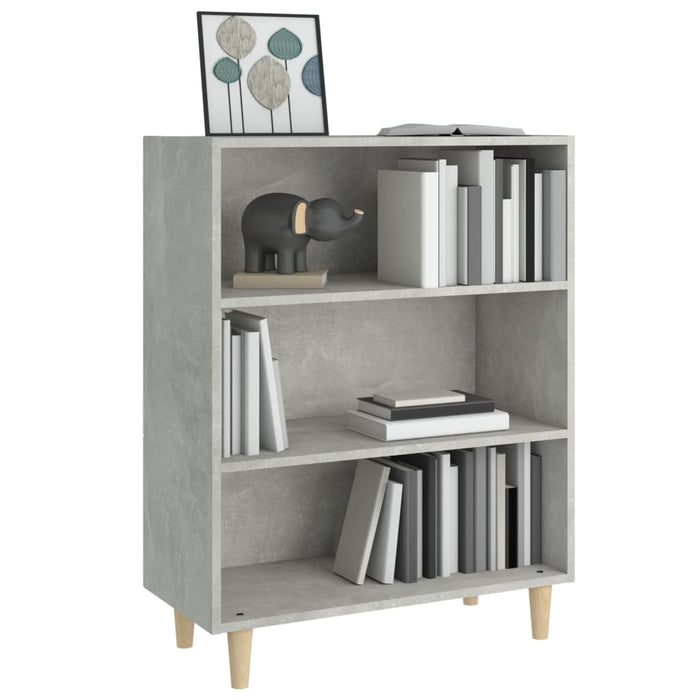 Credenza-Buffet-Armadio da cucina Grigio Cemento 69,5x32,5x90 cm in Legno Multistrato