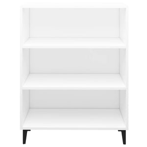 Credenza-Buffet-Armadio da cucina Bianca 69,5x32,5x90 cm in Legno Multistrato 335953