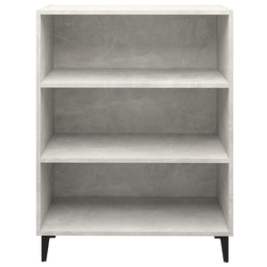 Credenza-Buffet-Armadio da cucina Grigio Cemento 69,5x32,5x90 cm in Legno Multistrato