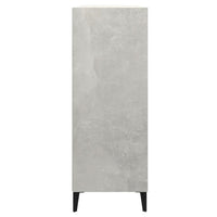 Credenza Grigio Cemento 69,5x32,5x90 cm in Legno Multistrato 812253