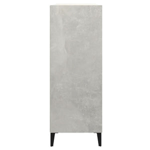 Credenza Grigio Cemento 69,5x32,5x90 cm in Legno Multistrato 812253
